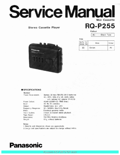 Panasonic_RQP255_sch