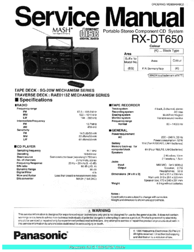 Panasonic_RXDT650_sch
