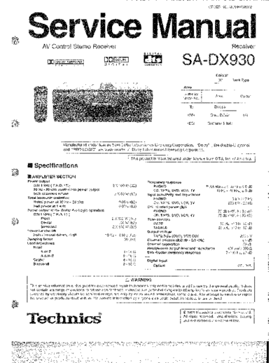 SA-DX930EG