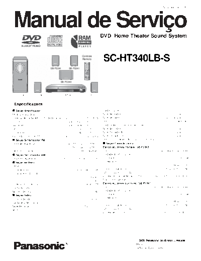 DVD+Panasonic+SC+HT340LBS+Home+Theater