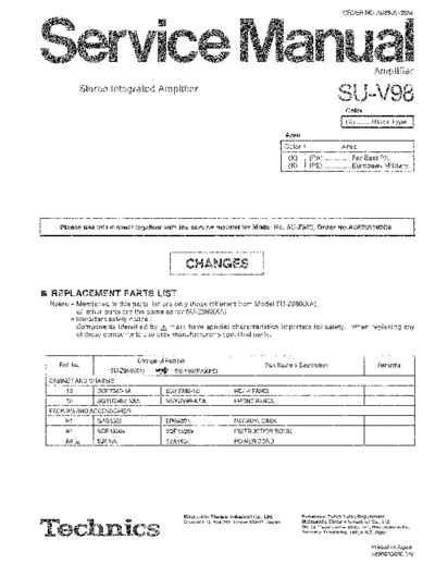 6839 - suplemento del manual de servicio del su-z980