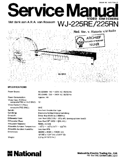 Panasonic_WJ225