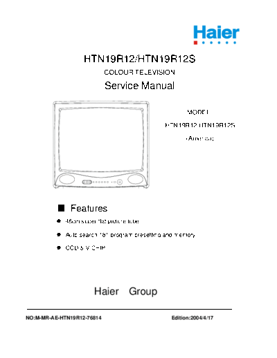 HAIER HTN19R12