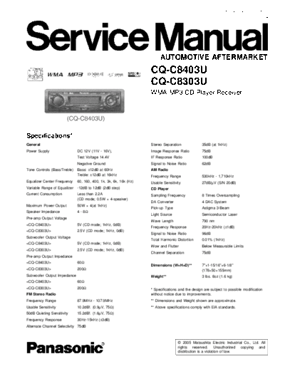 Panasonic_CQ-C8403U_CQ-C8303U