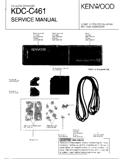 KENWOOD - KDC C461 - Service Manual