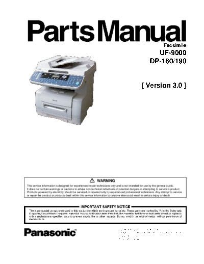 Panasonic_UF-9000_DP-180_DP-190_Ver.3.0_parts-man