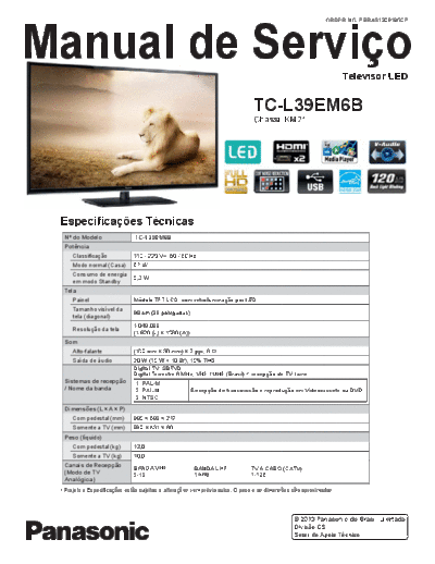 PANASONIC+TCL39EM6B