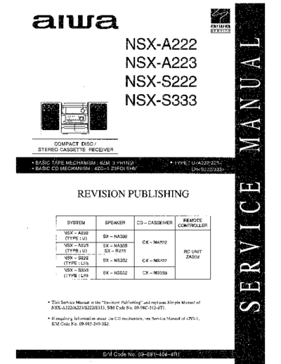 NSX-A222-A223-S222-S333