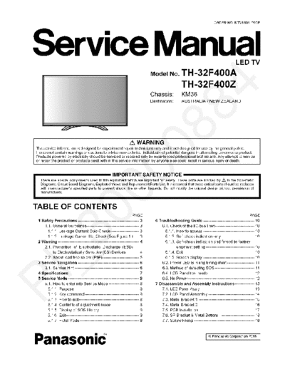 Panasonic_TH-32F400A_TH-32F400Z_Chassis_KM36