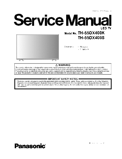Panasonic_TH-55DX400K_Training+Manual_Technical_Guide