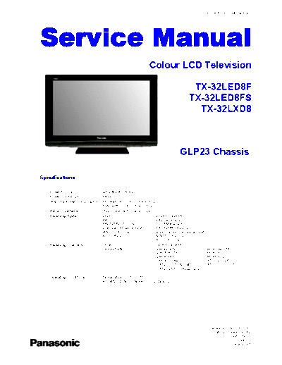 panasonic_tx32led8f_32led8fs_32lxd8_chassis_glp23_sm