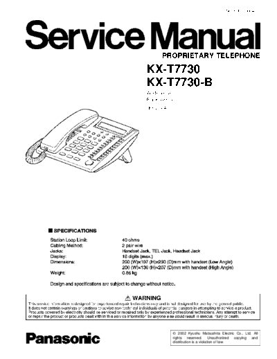 Panasonic_KX-T7730_KX-T7730-B