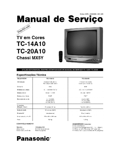 TV+Panasonic+TC14A10++TC20A10
