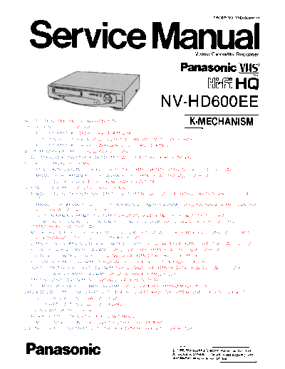 NV-HD600EE
