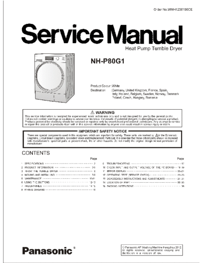 Panasonic_NH-P80G1_Dryer