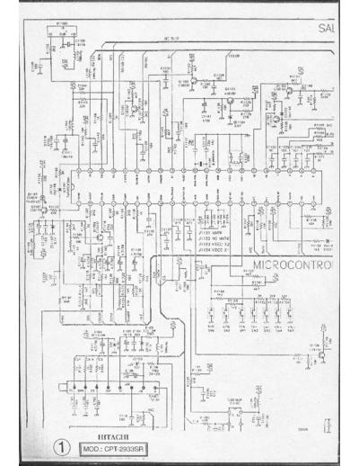 HITACHI CPT-2933SR - Philco PCS2950