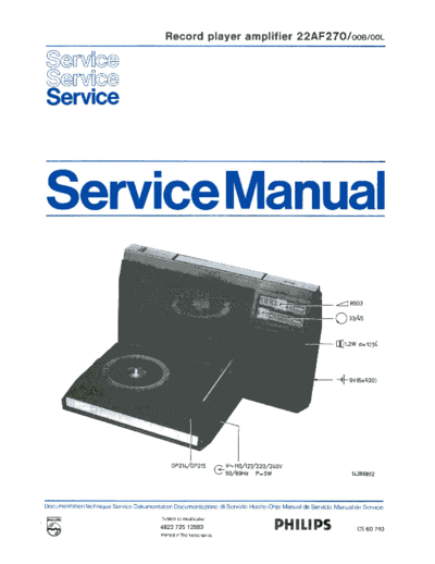 Philips-22-AF-270-Service-Manual