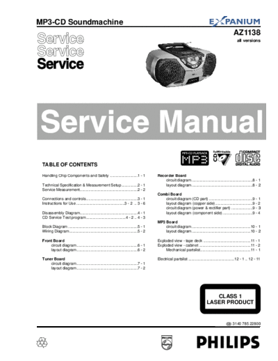 hfe_philips_az1138_service_en