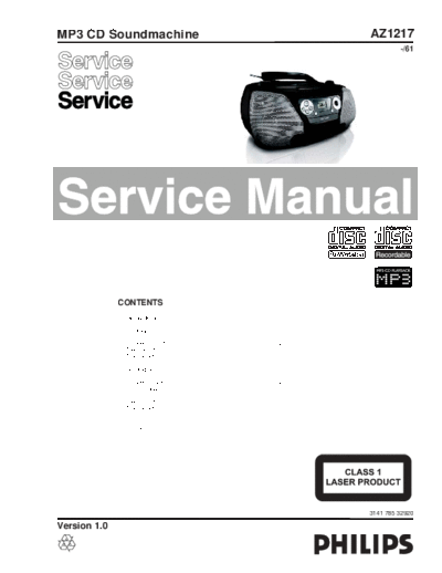 hfe_philips_az1217_service_en