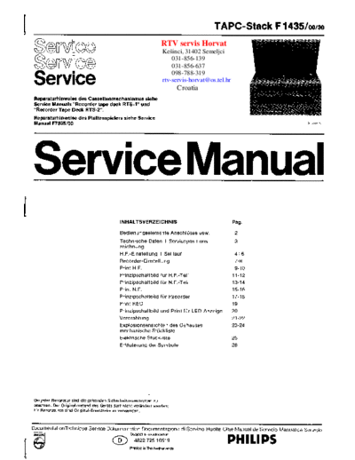 Philips-F-1435-Service-Manual