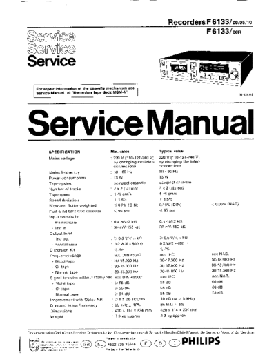 hfe_philips_f6133_service_en_de_fr_it_nl