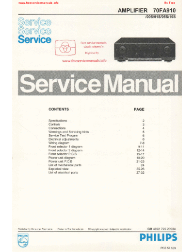 Philips-FA-910-Service-Manual
