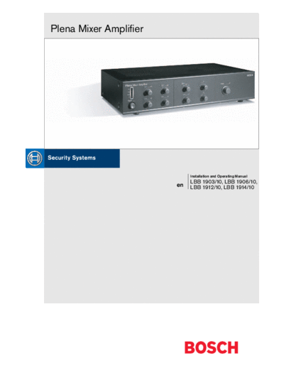 B_Plena_LBB19xx10_OperationInstallationGuide