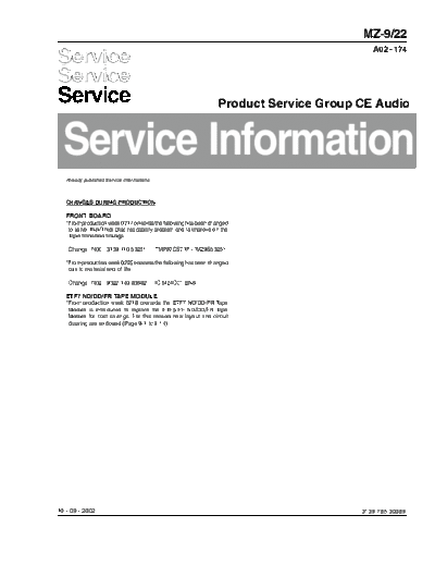 Service Information 