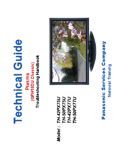Panasonic TH-42PX75U TH-50PX75U TH-42PX77U TH-50PX77U [TM]