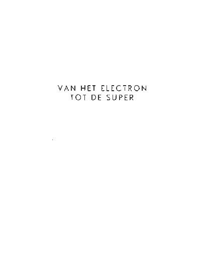 Philips Electron tot Super