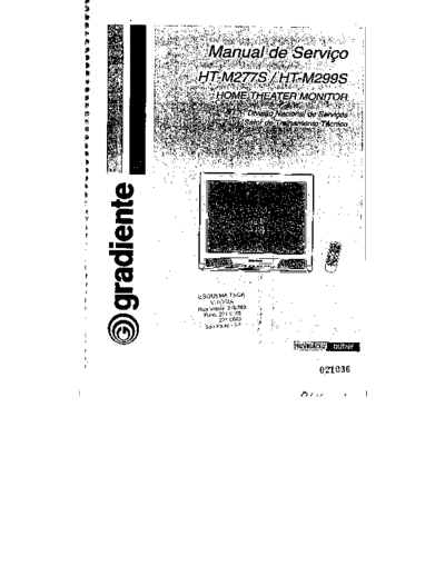 GRADIENTE HT-M277S - HT-M299S