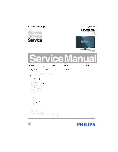 Philips  32PFL7803D10- Chassis Q528.2E_LB