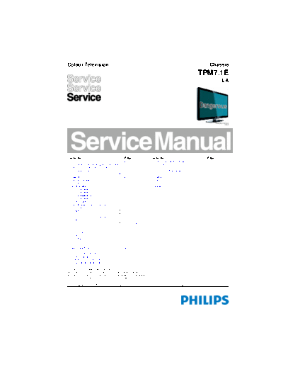 PHILIPS  ch. TPM7.1E LA