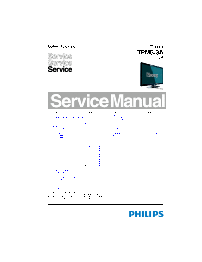 Philips chassis TPM8.3ALA