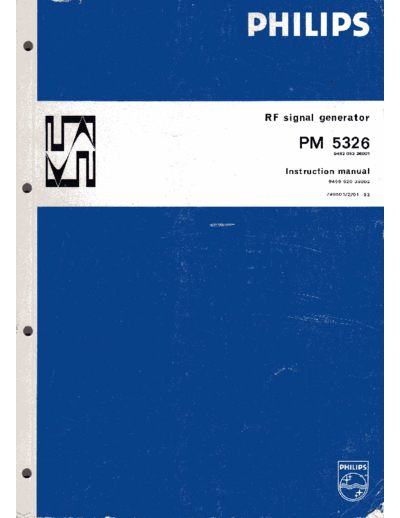 Philips_PM5326_RF_Generator_Service_Manual