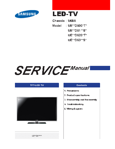 UE40D6200 chassis U68A