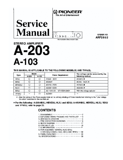 hfe_pioneer_a-103_203_service