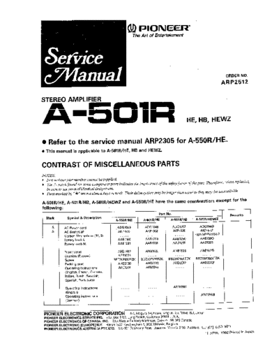 hfe_pioneer_a-501r_service_arp2512_en