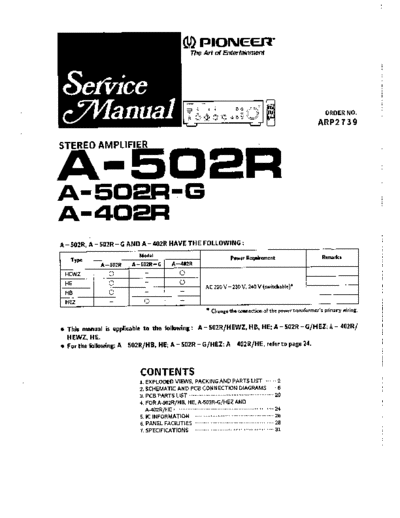 hfe_pioneer_a-402r_502r_service