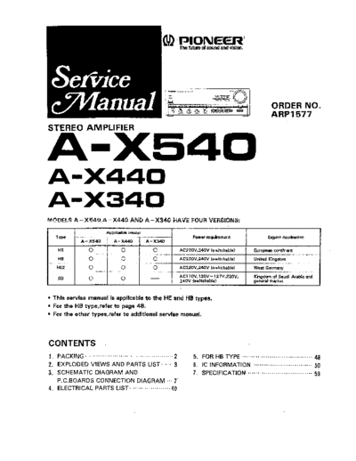 hfe_pioneer_a-x340_x440_x540_service