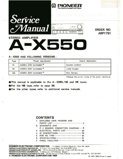 hfe_pioneer_a-x550_arp1791_service_en