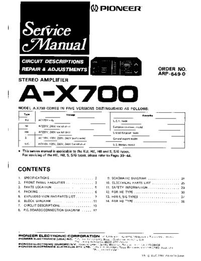 hfe_pioneer_a-x700_arp-649-0_service_en