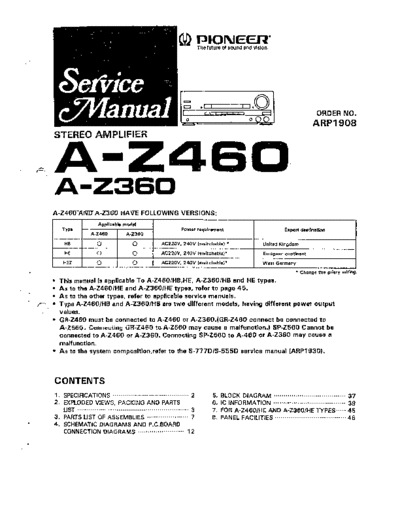 hfe_pioneer_a-z360_z460_service