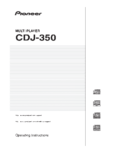 cdj350 user manual