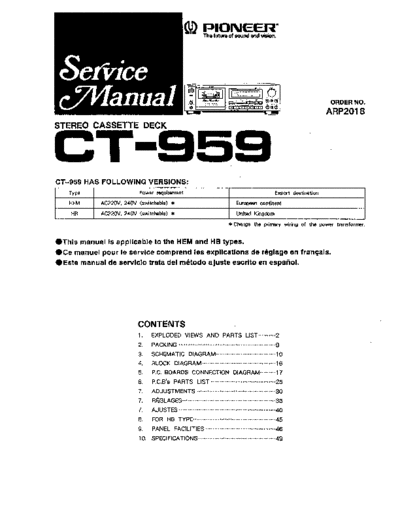 hfe_pioneer_ct-959_service