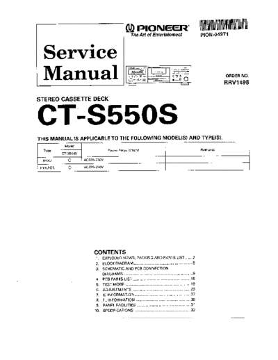 hfe_pioneer_ct-s550s_service
