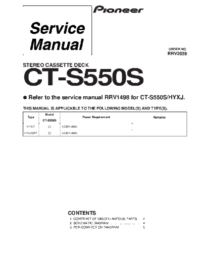 hfe_pioneer_ct-s550s_service_rrv2039