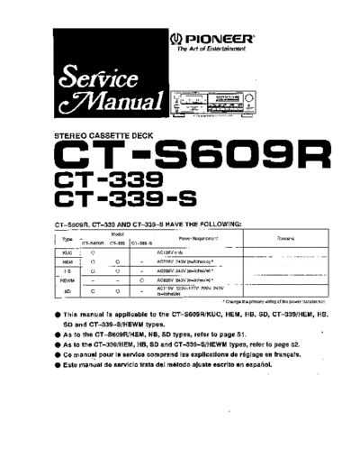 hfe_pioneer_ct-339_s310_s609r_service