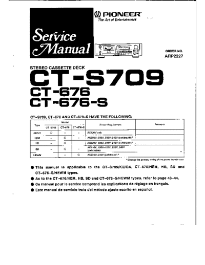 hfe_pioneer_ct-676_s709_service