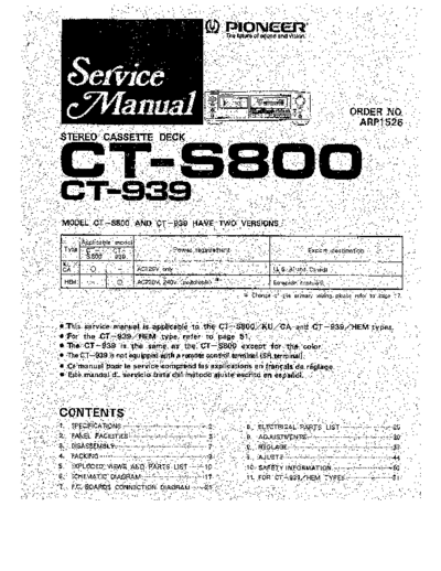 hfe_pioneer_ct-939_s800_service